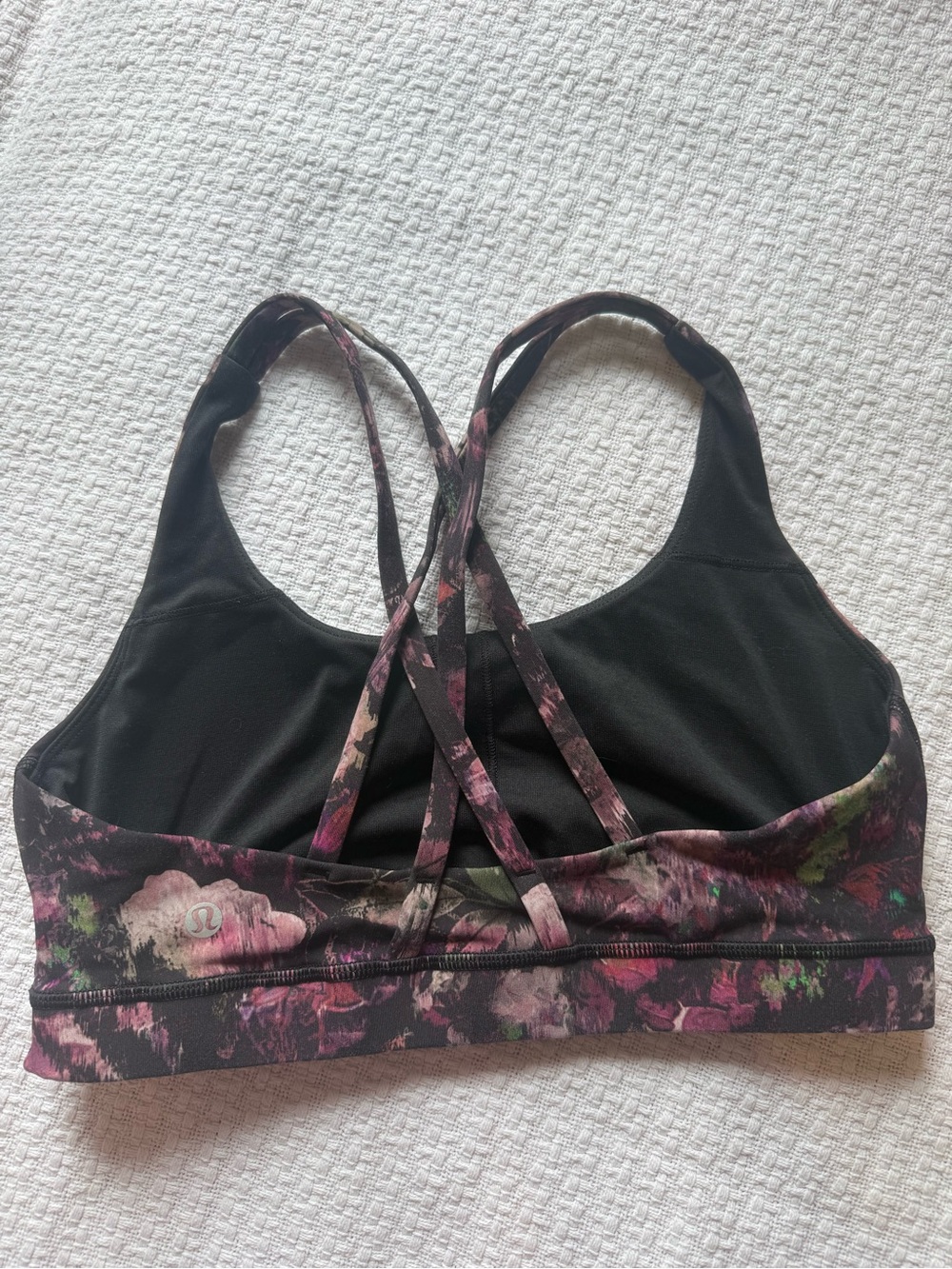 lululemon athletica Midnight Floral Strappy Sports Bra - Multicolor - Picture 4 of 6